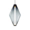 Buoy Double Cone LED Pendant Light  option Smoke