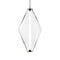 Buoy Double Cone LED Pendant Light  option Clear
