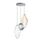 Buoy LED Chandelier  option White / Clear / Smoke