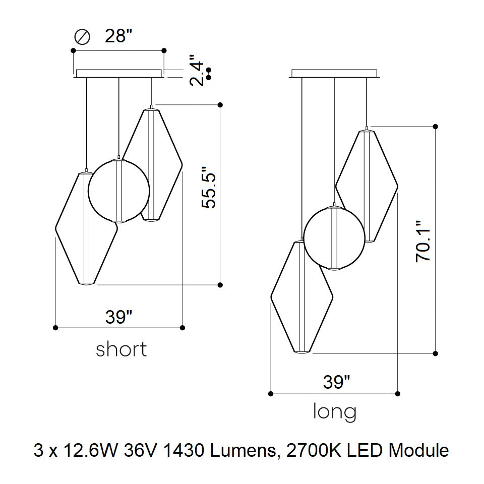 Buoy LED Chandelier
