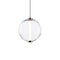 Buoy Sphere LED Pendant Light  option Clear