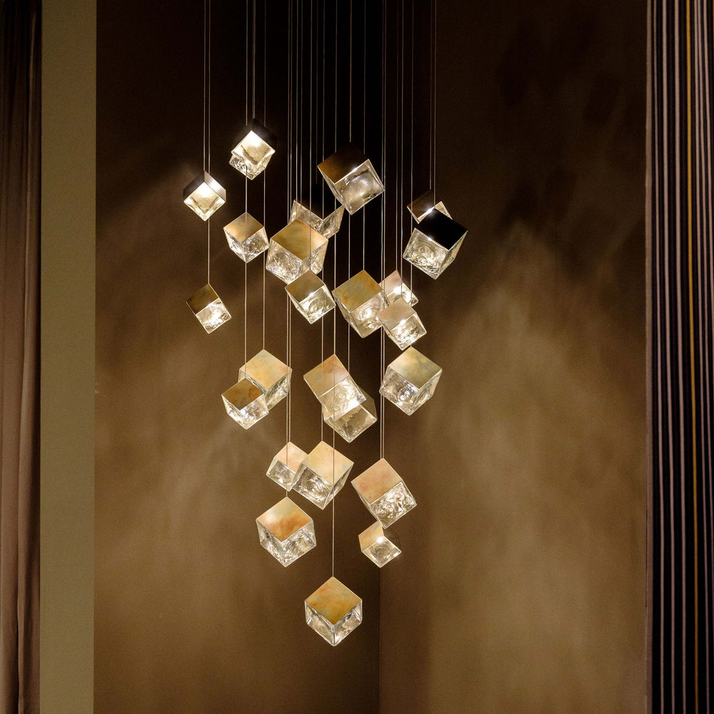De Castelli x Pyrite Square Chandelier