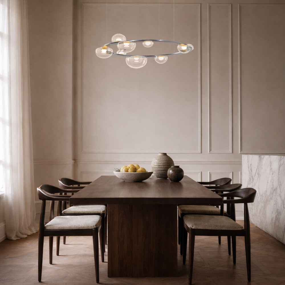 Dew Drops Circle Pendant Light