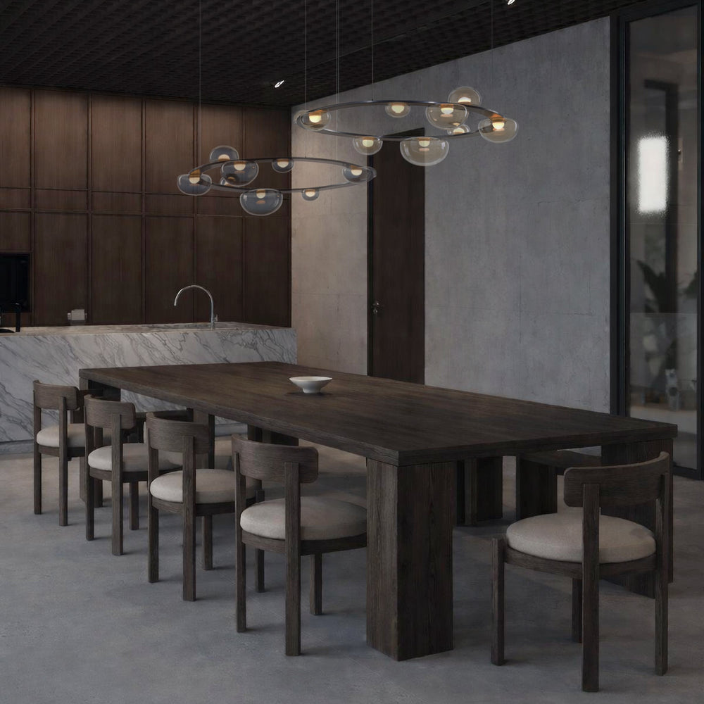 Dew Drops Circle Pendant Light