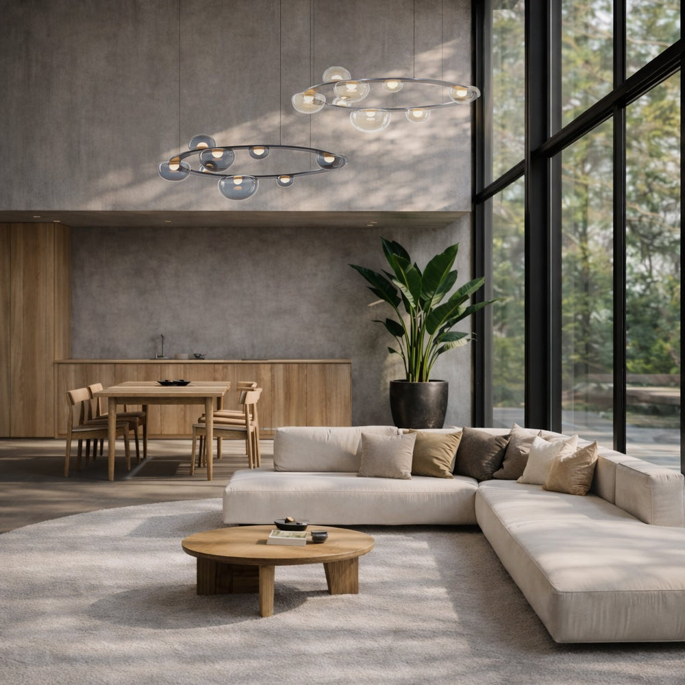 Dew Drops Circle Pendant Light