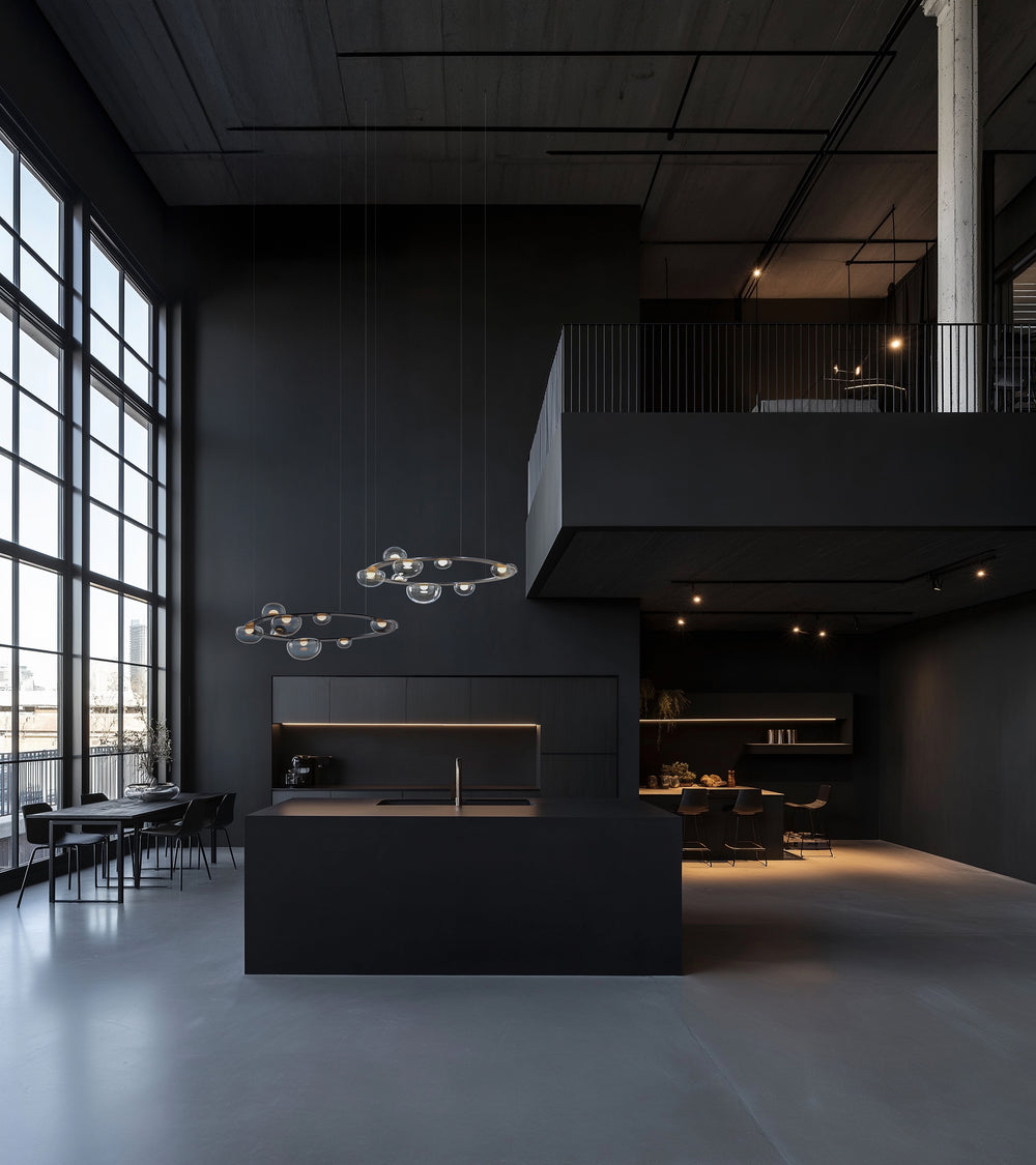 Dew Drops Circle Pendant Light