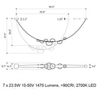 Dew Drops LED Chandelier