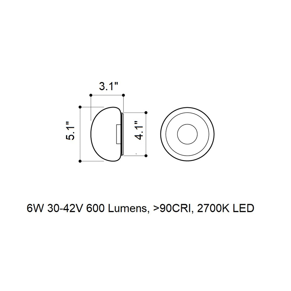 Dew Drops LED Wall/Ceiling Light
