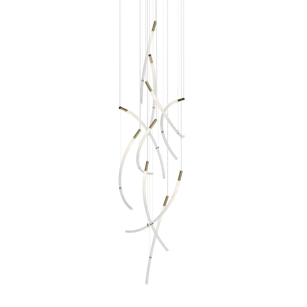 Flare 10-Light LED Chandelier