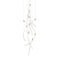 Flare 10-Light LED Chandelier  option Brushed Gold