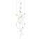 Flare 10-Light LED Chandelier  option Brushed Silver