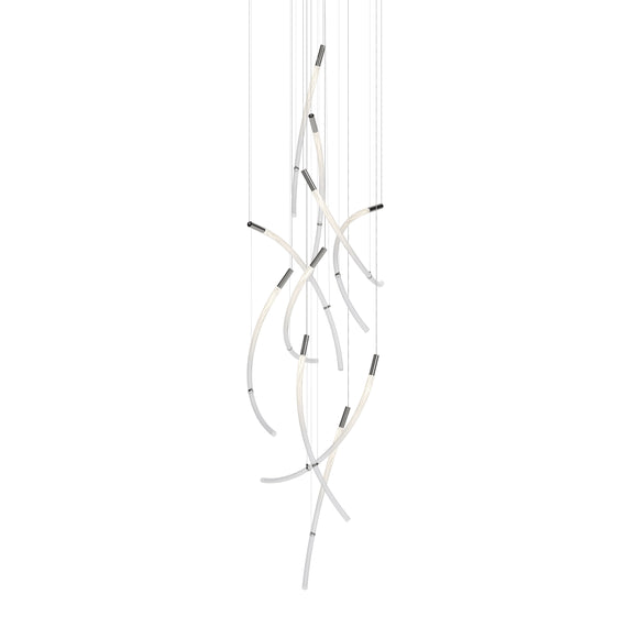 Flare 10-Light LED Chandelier