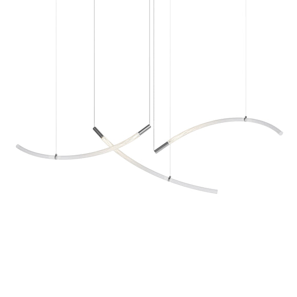 Flare 3-Light B/C LED Chandelier