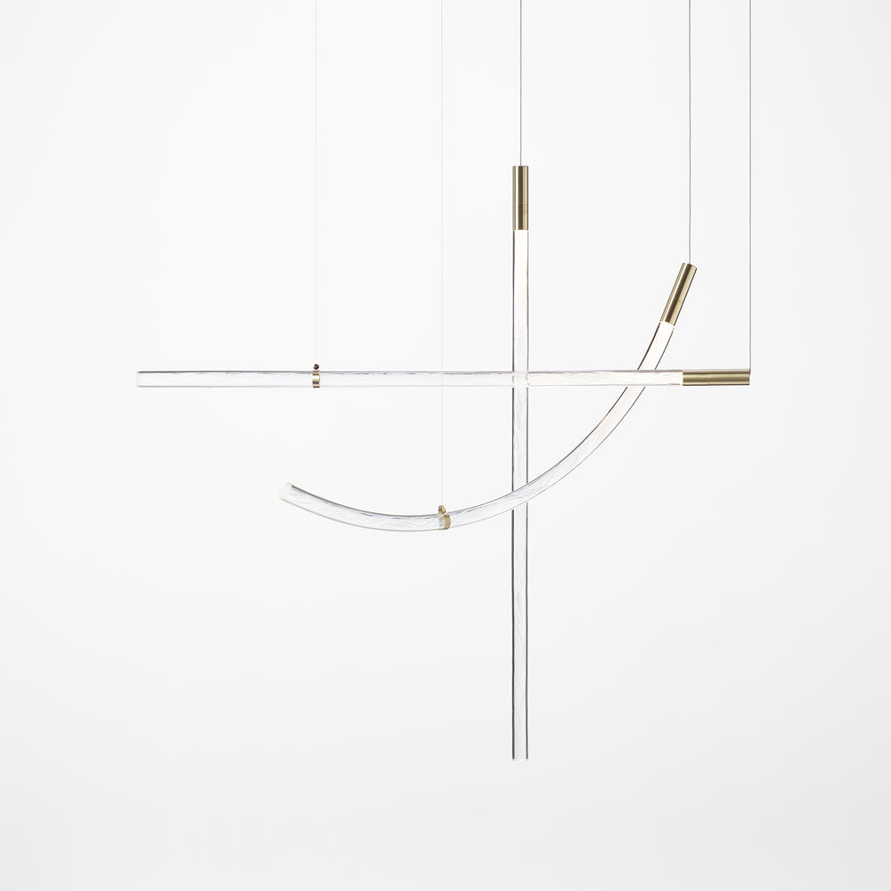 Flare Double A LED Chandelier