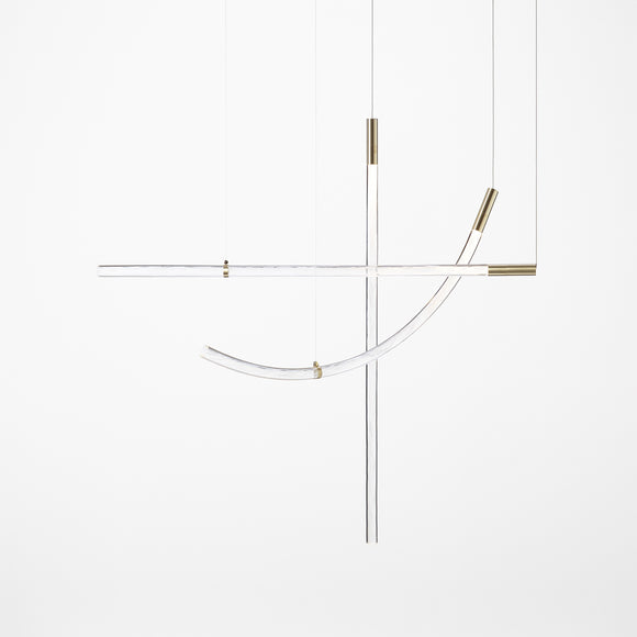 Flare Double A LED Chandelier