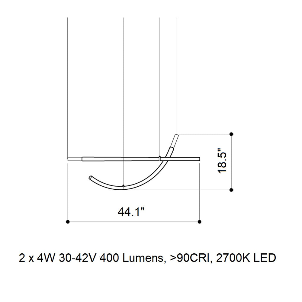 Flare LED Chandelier