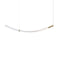 Flare LED Pendant Light  option Brushed Gold