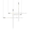 Flare Linear LED Chandelier  option Brushed Silver