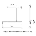 Fragment Line LED Pendant Light