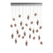 Fragments Rectangle LED Chandelier  option Black