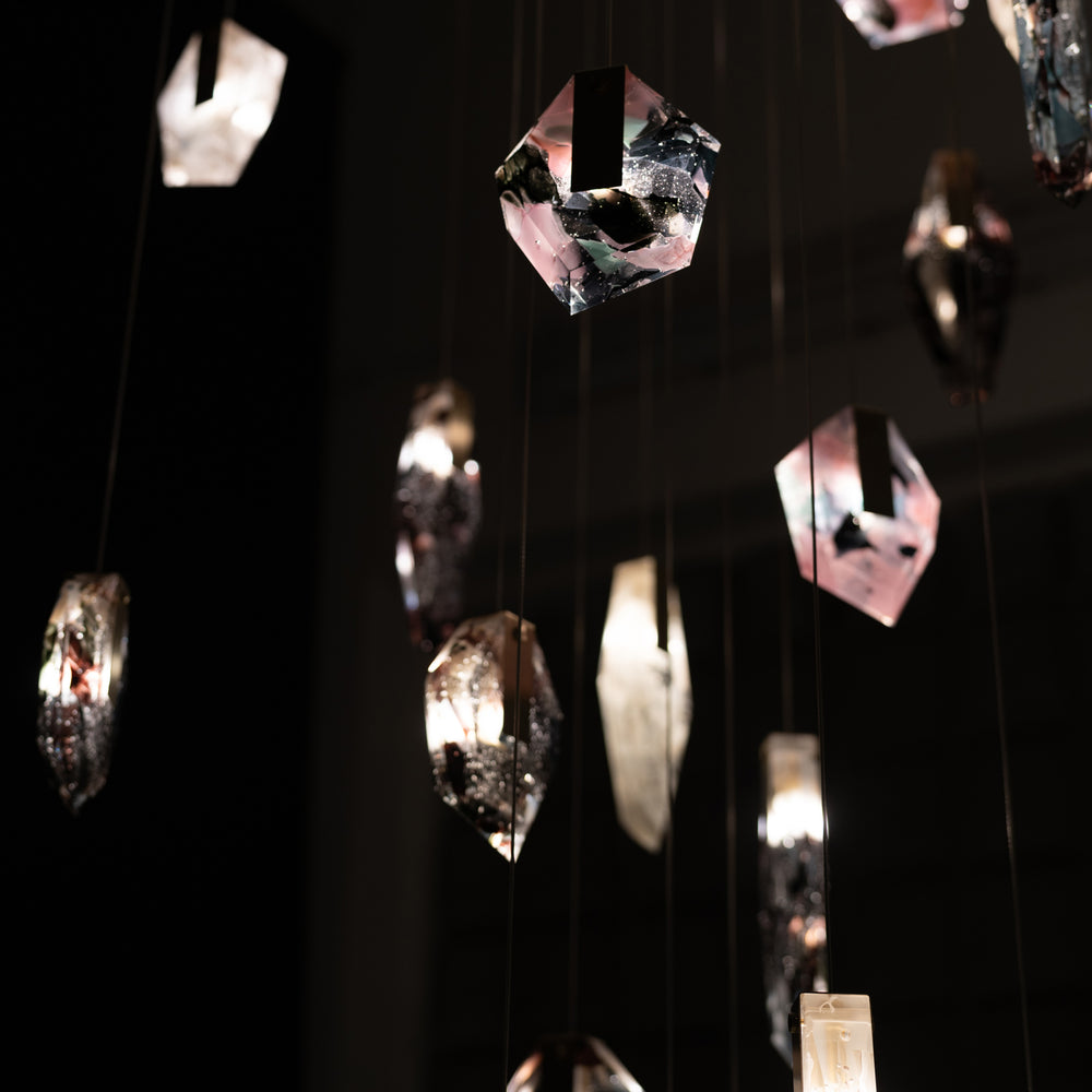 Fragments Rectangle LED Chandelier