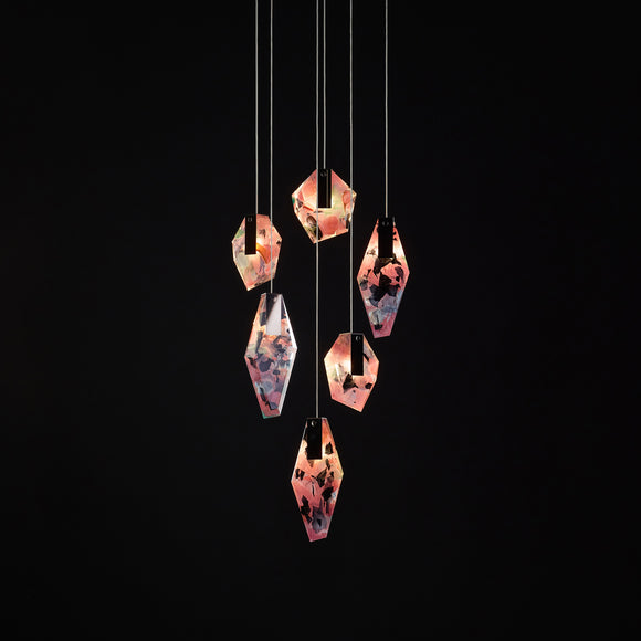 Fragments Round LED Chandelier