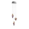 Fragments Round LED Chandelier  option 3 Lights