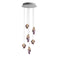 Fragments Round LED Chandelier  option 6 Lights