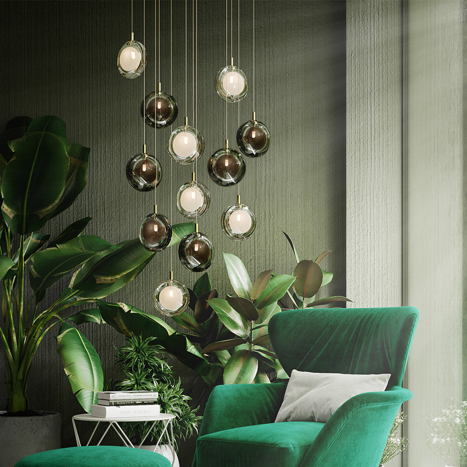 Lens LED Pendant Light
