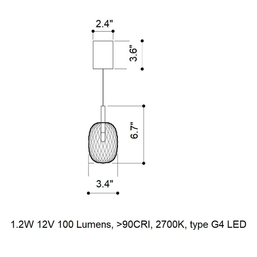 Metamorphosis LED Pendant Light