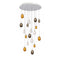 Metamorphosis Round LED Chandelier  option 18 Lights