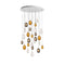 Metamorphosis Round LED Chandelier  option 26 Lights