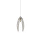 Mussels LED Pendant Light  option Brushed Gold