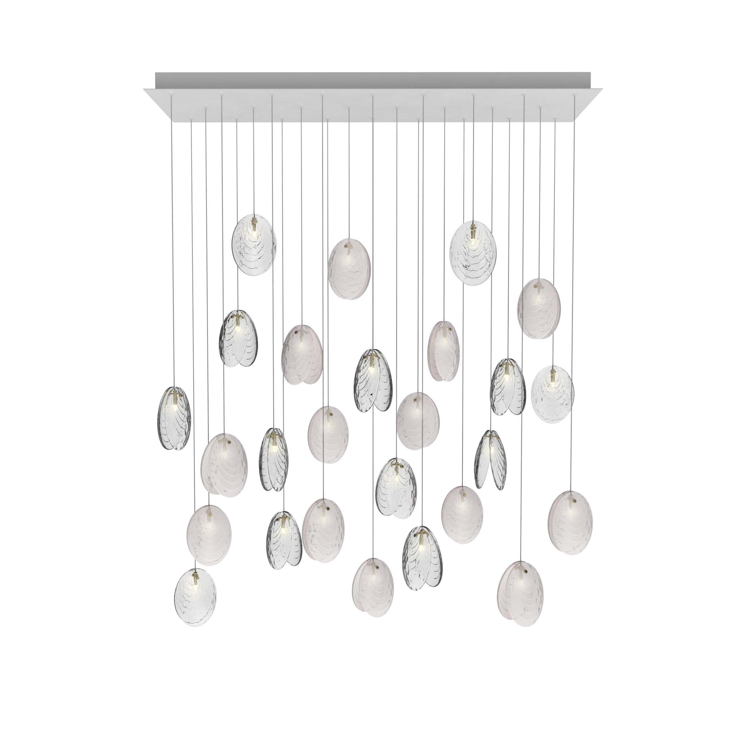 BOMMA Mussels Rectangle LED Chandelier - 2Modern