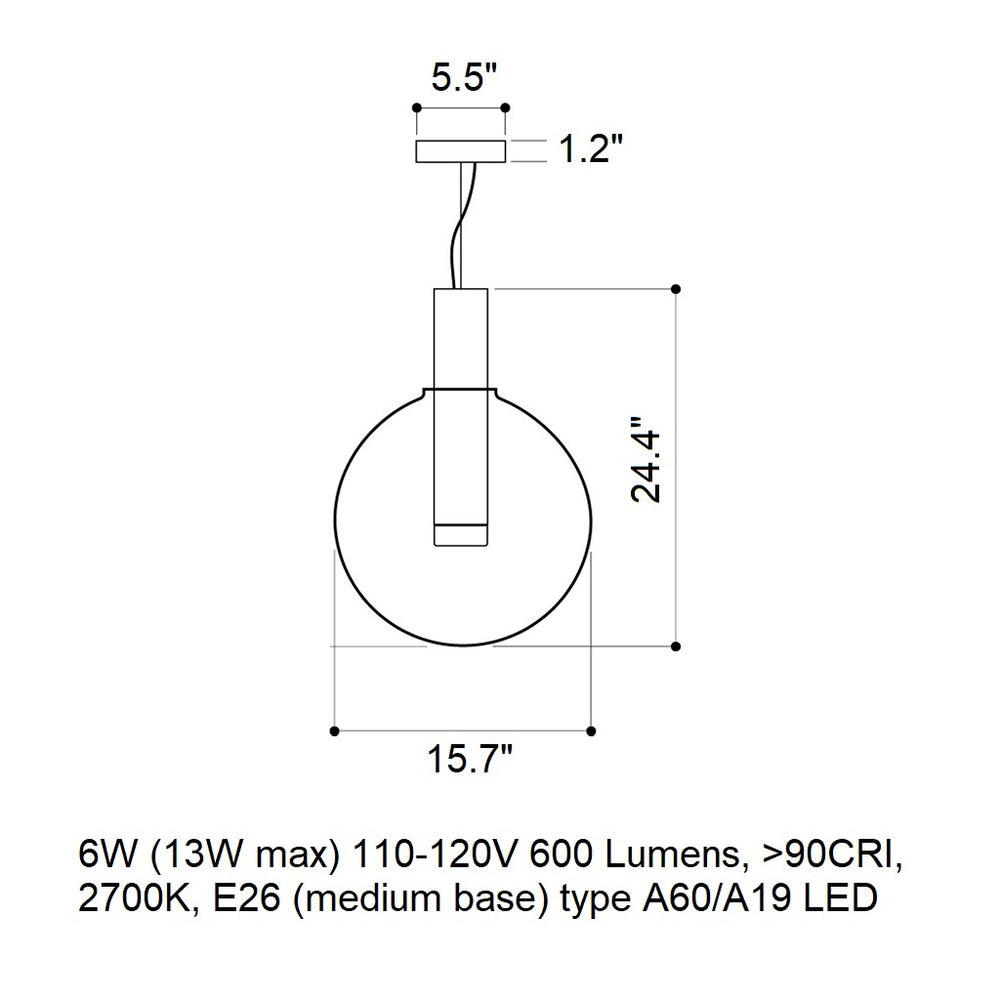 Phenomena LED Pendant Light