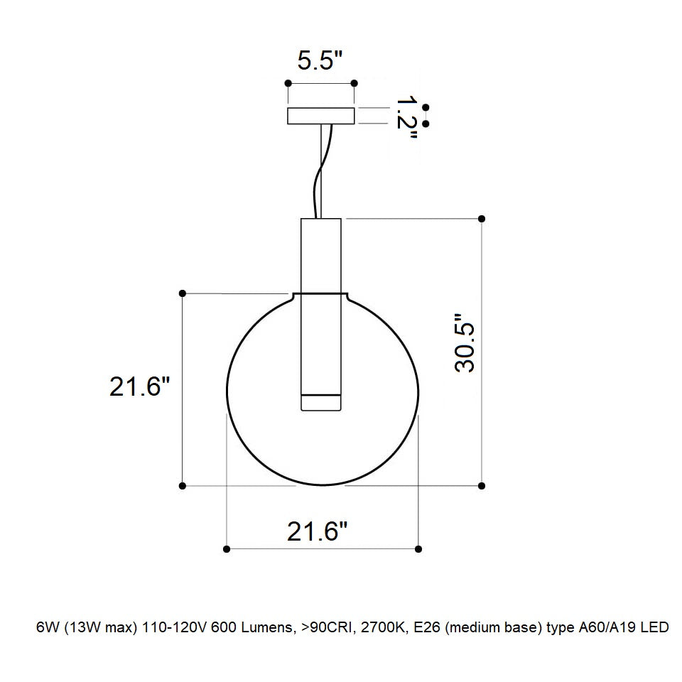 Phenomena LED Pendant Light