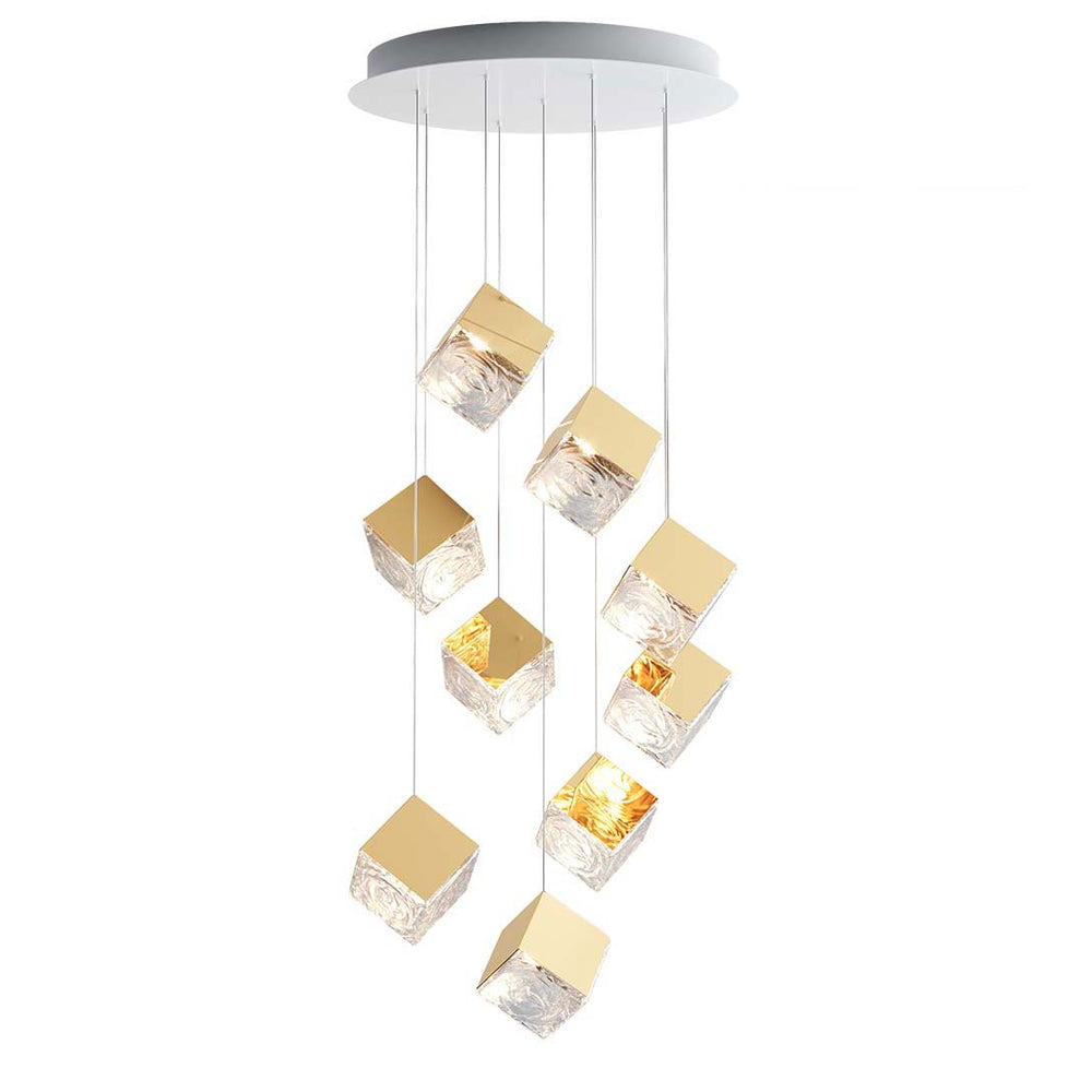 Pyrite Round LED Chandelier