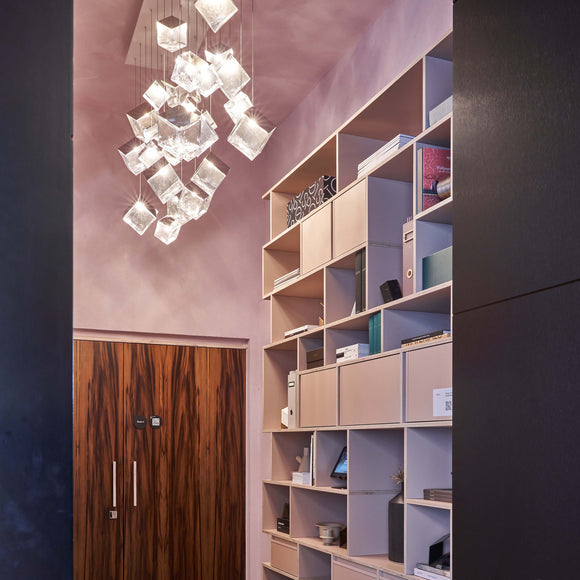 Pyrite Rectangle LED Chandelier