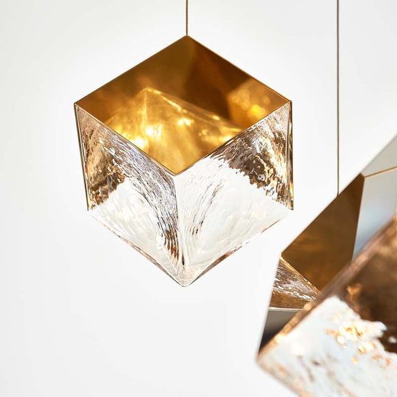 Pyrite Rectangle LED Chandelier