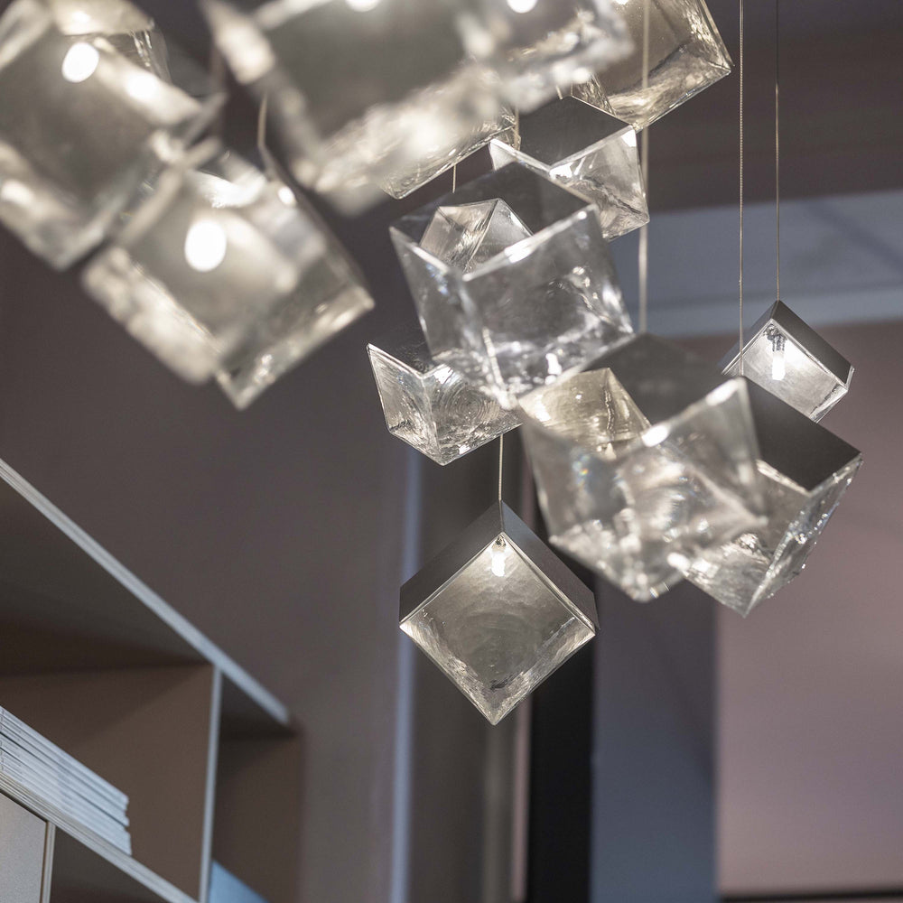 Pyrite Rectangle LED Chandelier