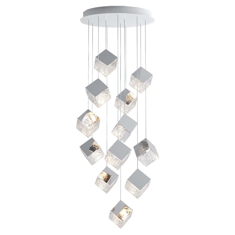 Pyrite Round LED Chandelier