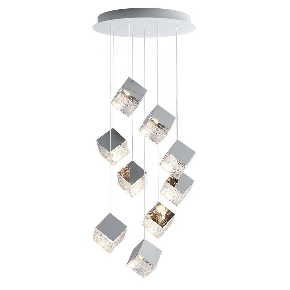 Pyrite Round LED Chandelier