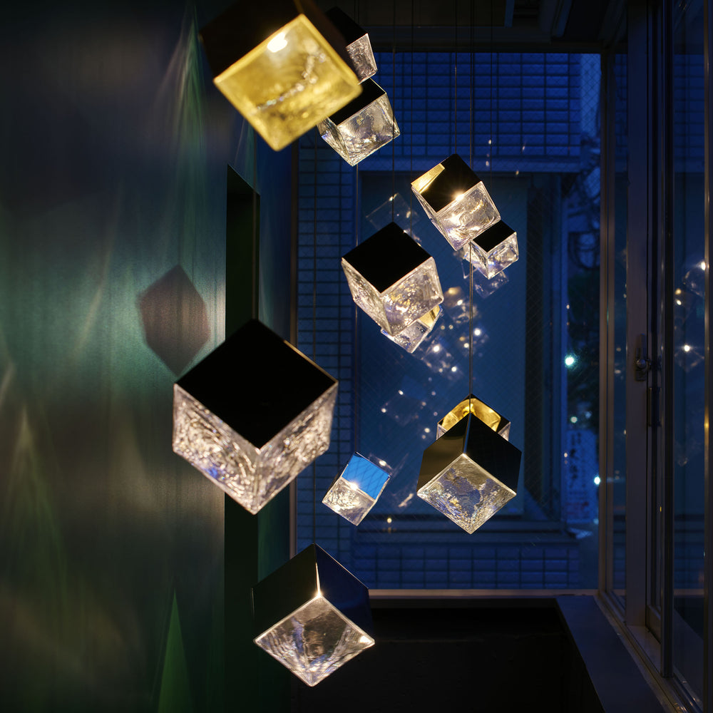 Pyrite Round LED Chandelier