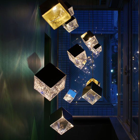 Pyrite Round LED Chandelier