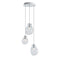 Soap LED Chandelier  option Clear