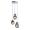 Soap LED Chandelier  option Gold / Blue / Silver
