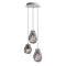 Soap LED Chandelier  option Silver