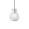 Soap LED Pendant Light  option Brushed Silver