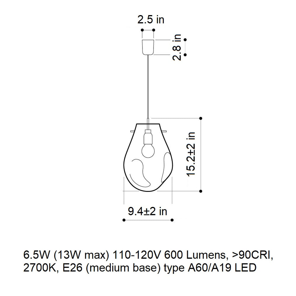 Soap LED Pendant Light