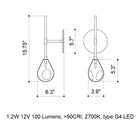 Soap Mini LED Wall Sconce